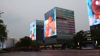 LED grid screen application building facade screenshot 4