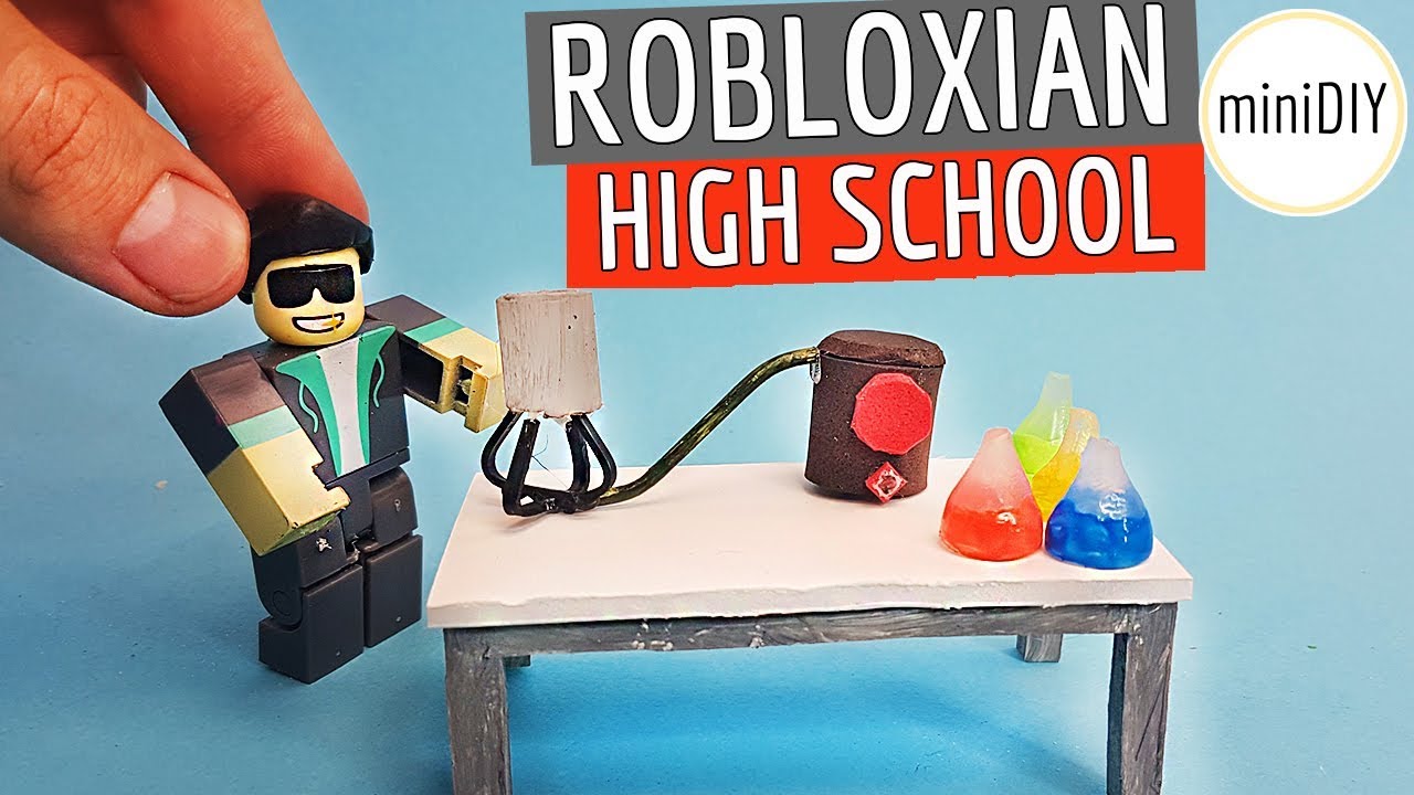 Robloxian Highschool Science Class Diy Roblox Toys Youtube - high school set roblox toy roblox