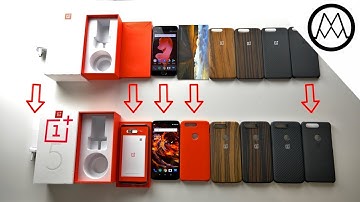 HUGE Oneplus 5T Unboxing vs HUGE Oneplus 5 Unboxing - What