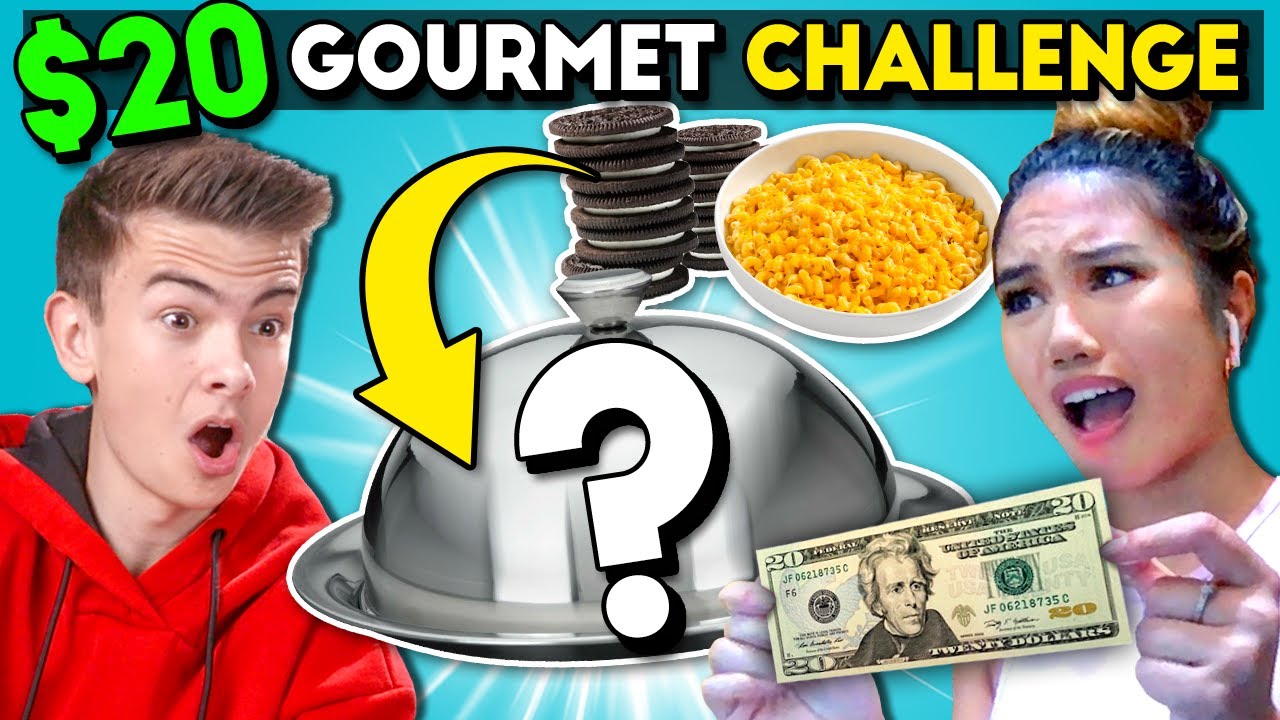 Cooking A $20 Gourmet Meal For 2 | At Home Cooking Challenge - YouTube
