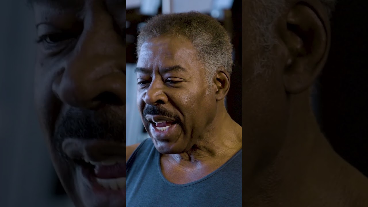 Ernie Hudson spends time with his son, Earnest, in his favorite place: the gym #menshealth
