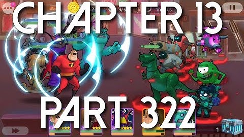 Disney Heroes Battle Mode CHAPTER 13 UNLOCKED PART 322 Gameplay Walkthrough - Android/iOS