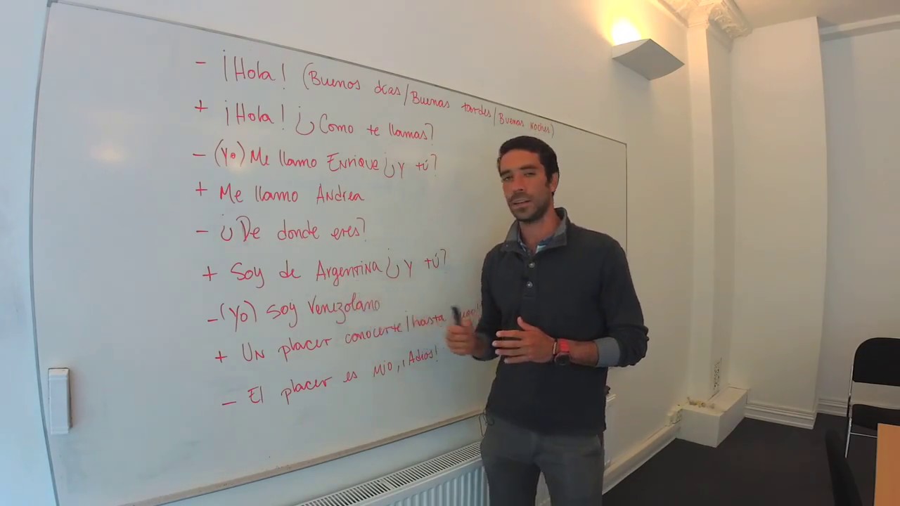 How to introduce yourself in Spanish - YouTube