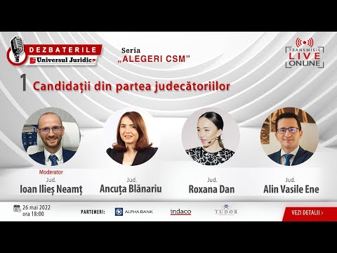 ALEGERILE CSM. Ediția 1 – Candidații din partea judecătoriilor