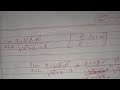 Limit and Continuity (Indeterminate form)