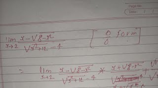 Limit and Continuity (Indeterminate form)