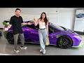 She’s cool with this?! NEW LAMBO?!