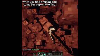 After you came down from heaven, you realized:#minecraft