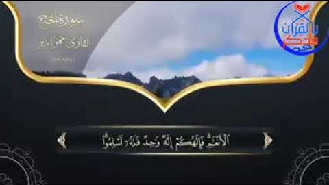 سورة الحج كاملة تلاوة جديدة بصوت القارئ: عمر الزير🎙{ یَـٰۤأَیُّهَا ٱلنَّاسُ ٱتَّقُوا۟ رَبَّكُمۡۚ....