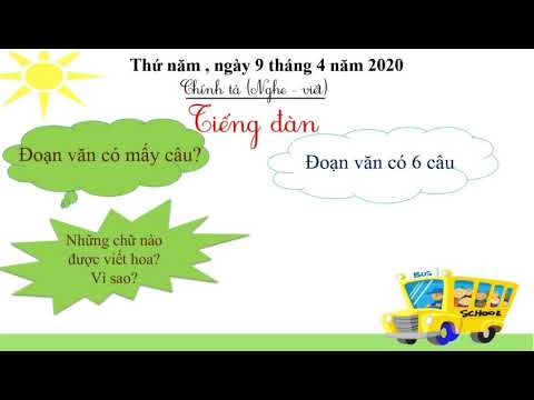 Chính tả: Tiếng đàn
