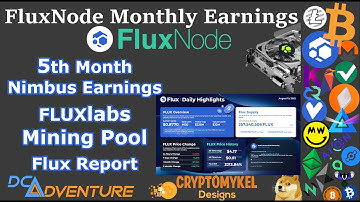 Node Update - 5th Months NIMBUS FLUX Node Earnings And Some Spicy FLUX News!