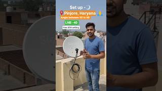 Free DTH signal setting at pinjore Haryana #freechannel #signal