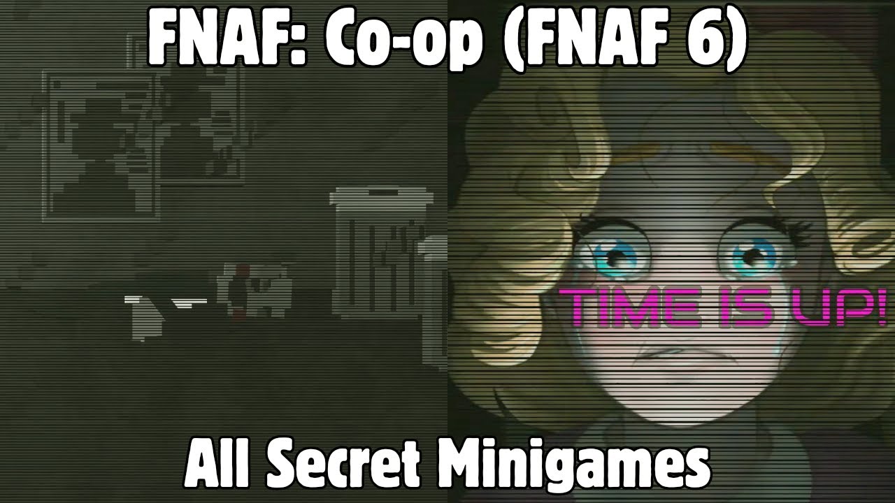 Roblox FNAF: Co-op (FNAF 6) - All Secret Minigames