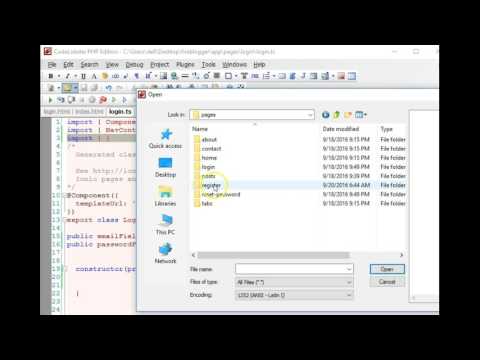 Firebase with Ionic2 Tutorial - 6 - linking pages with modal