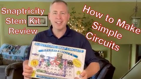 Snap Circuits Review - How to make Simple Circuits and Electromagnets with #Snaptricity