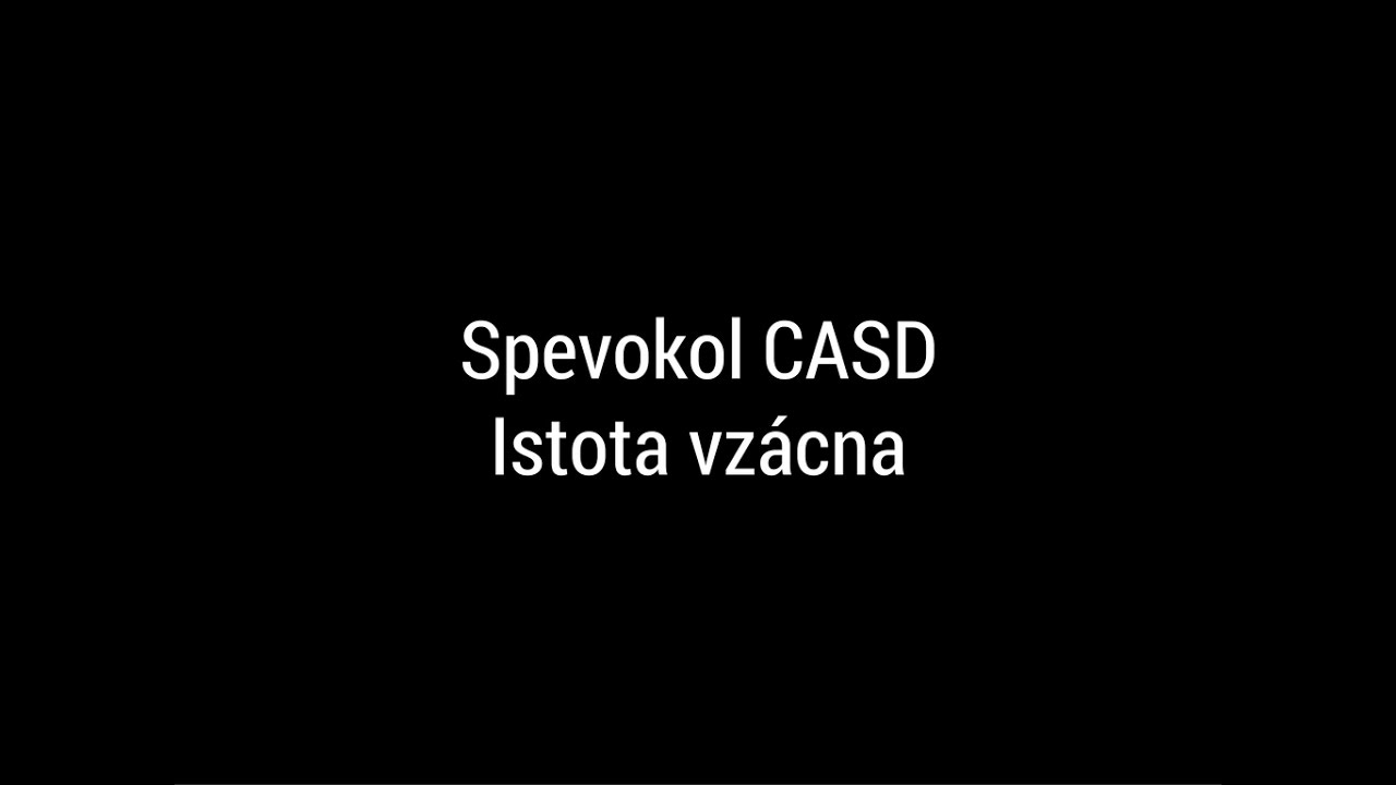 Spevokol CASD Slovensko - Istota vzácna - Lyrics