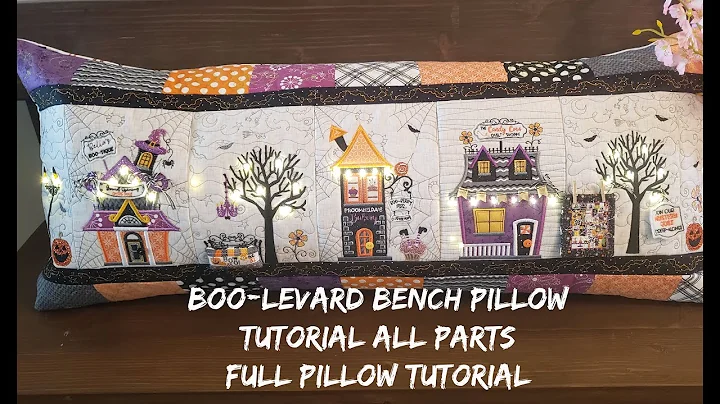 Kimberbell Boo-levard Bench Pillow Tutorial All Parts