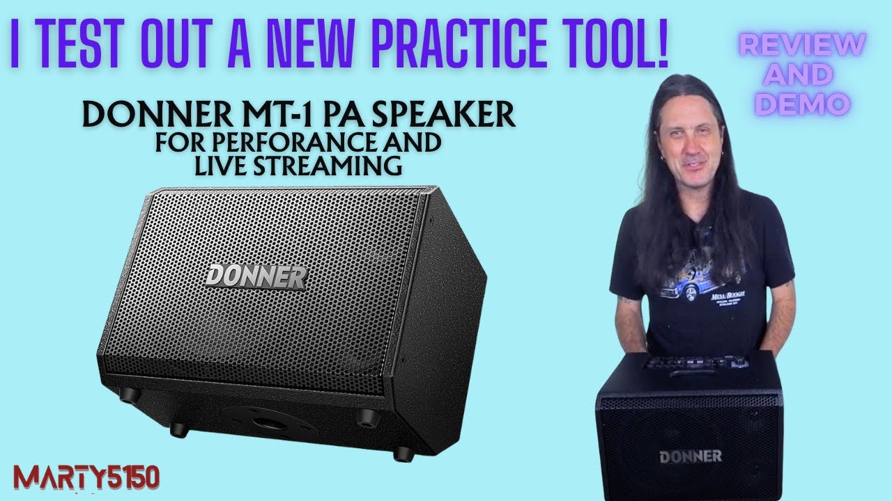 I Test Out A New Practice Tool - The Donner MT-1 PA Speaker For