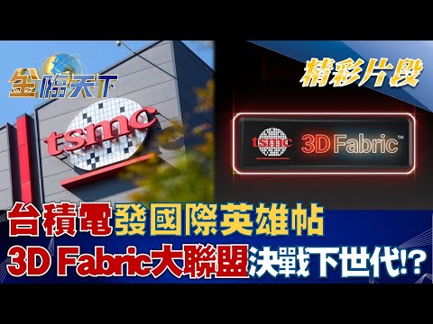 台積電發國際英雄帖 3D Fabric大聯盟決戰下世代！？ │@金臨天下 20221027