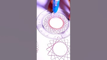 Reverse Spirograph #shorts #spirograph #art #asmr #2025