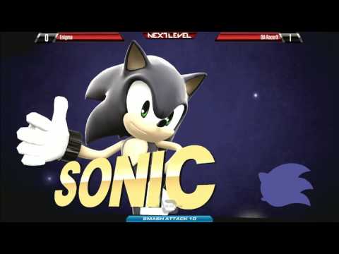 Smash Attack 10 Arcadian - Enigma (Yoshi) vs DA RacerX (Sonic)[720P60FPS]