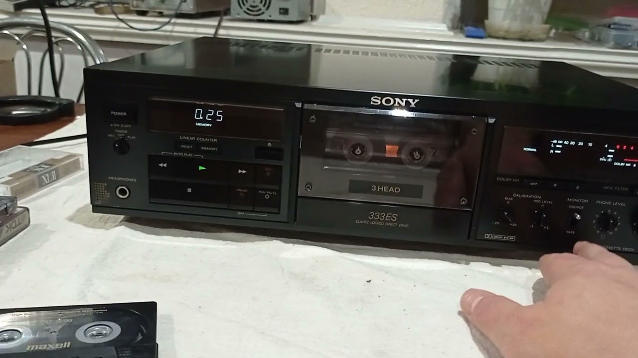 Sony TC-K333ESX demo 22.10.22 - YouTube