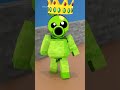 Build a Queen Run challenge with Sprunki Gugugaga and Peashooter!