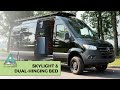 Van Life Tour | Custom Build Mercedes Sprinter 4x4 with Skylight and Dual Hinging Bed | Minnesota