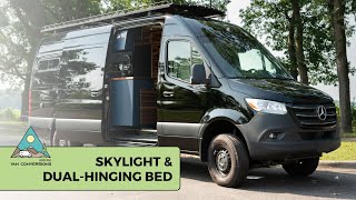 Van Life Tour | Custom Build Mercedes Sprinter 4x4 with Skylight and Dual Hinging Bed | Minnesota