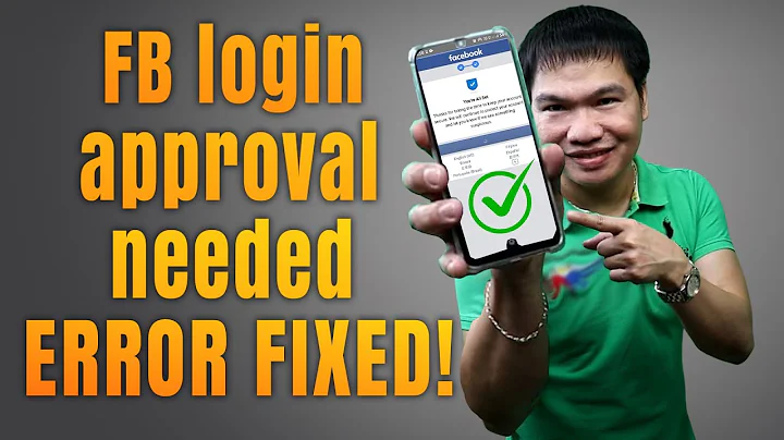 HOW TO FIX FACEBOOK LOGIN APPROVAL NEEDED (2021) | Problem SOLVED