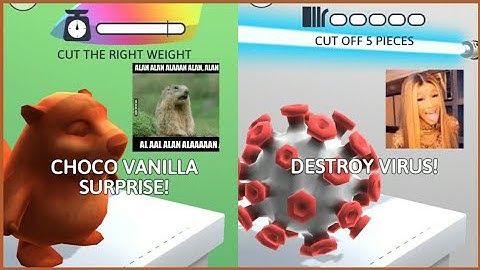 ASMR Slicing - All Levels 1 - 250  Gameplay 4K