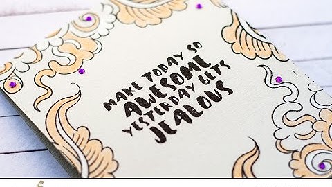 Altenew: Border stamping