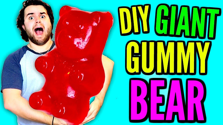 DIY GIANT GUMMY BEAR | How To Make Huge Jelly Candy out of Kool-Aid!