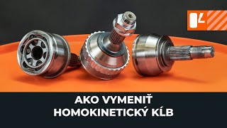 Montáž Homokinetický Kĺb : video príručky