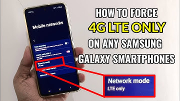 How To Force 4G LTE Only On Any Samsung Galaxy Smartphones