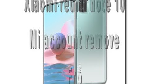 Redmi note 10 mi account & Frp remove By umt Dongle 2022 new