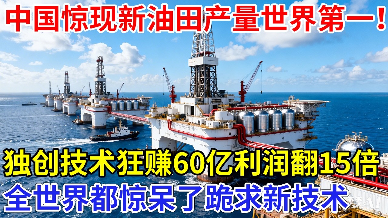 中国惊现新油田，产量跃居世界第一！独创技术打下88口井，狂赚60亿利润翻15倍，全世界都惊呆了【大科学】科技