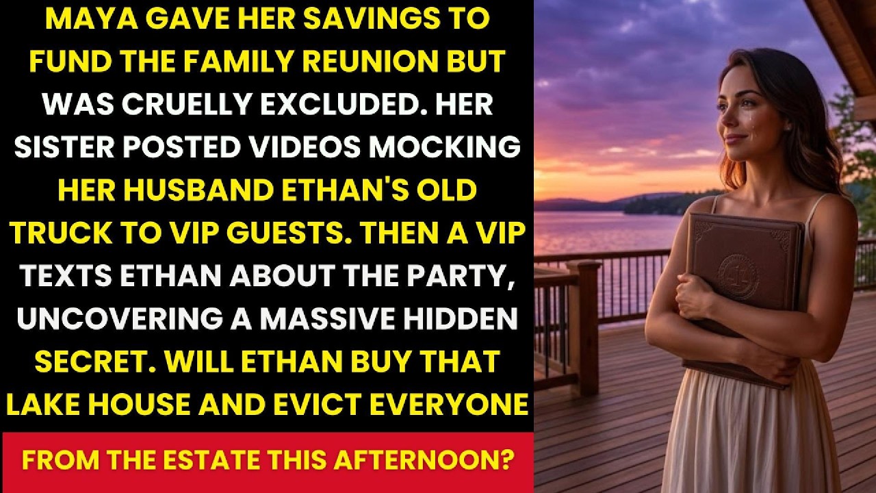 My Family Uninvited Me From the Reunion... So I Bought the Lake House and Evicted Them |best revenge