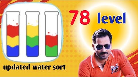 water sort color puzzle level 78 updated