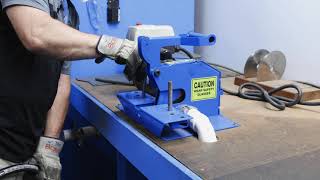 CLEAN CUTS® Bench Mount Hydraulic Hose Cutting Saw Model - HYDM-70