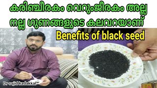 Benefits of Black Seed, കരിംജീരകം വെറുംജീരകം അല്ല നല്ല  ഗുണങ്ങളുടെ കലവറയാണ്.