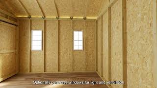Best Barns Crafters Connection Sliding Doors Walk Through