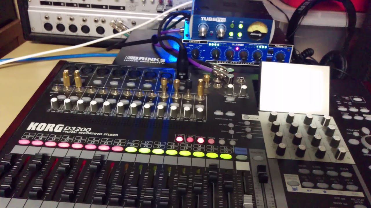 Vocal Processing Using Korg D3200 and Presonus Equipment
