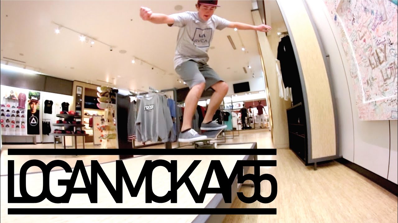 SKATING IN THE TRIXIN STORE!