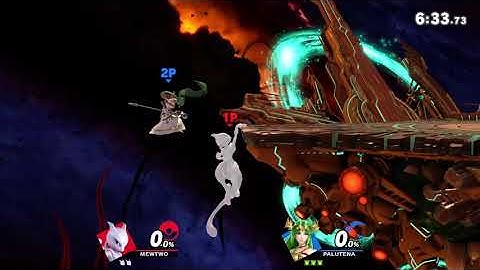 Mewtwo Tech (Smash Ultimate): Dash into Shortened Teleport Ledge Trump