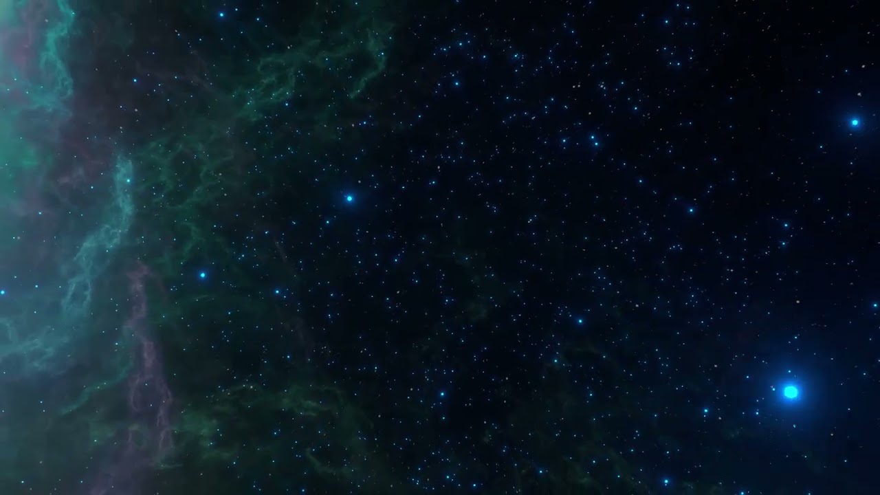Blue Infinite Star Tunnel - 1 Hour 4k Galaxy Loop