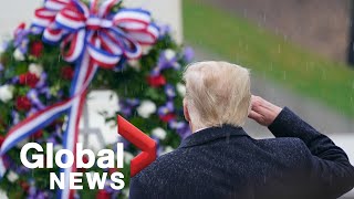 Veterans Day 2020: President Trump, First Lady attend ceremony at Arlington National Cemetery