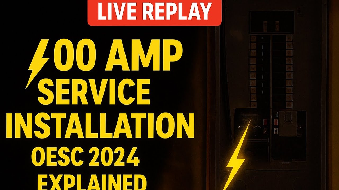 400 Amp Service Installation Explained | OESC 2024 Live Replay ⚡ - YouTube