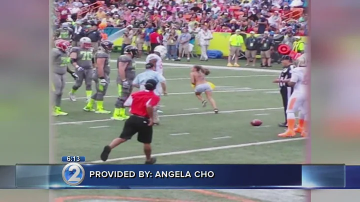 Pro Bowl streaker did it for ailing cousin