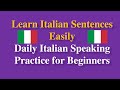 Learn Italian Sentences Easily | Daily Italian Speaking Practice for Beginners | italian language